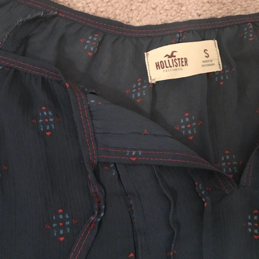 Silk Blouse with Tribal Design